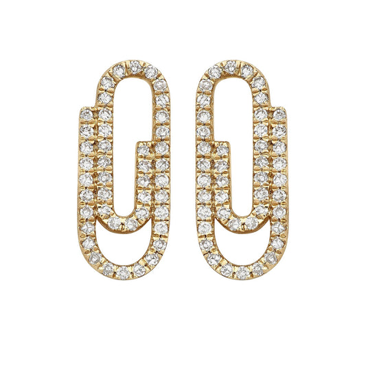 The Golden Link Earrings
